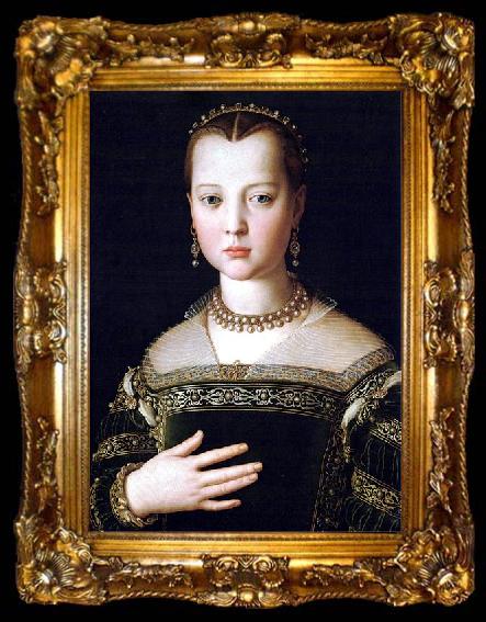 framed  Agnolo Bronzino Maria, ta009-2
